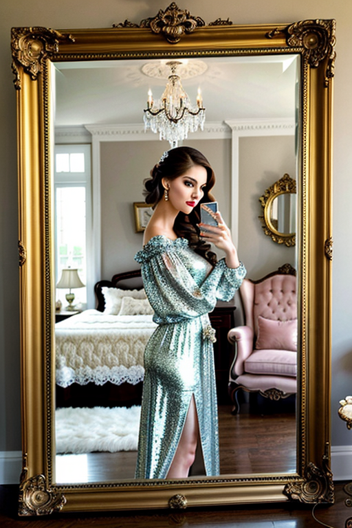 aesthetic mirror selfie girl quotes